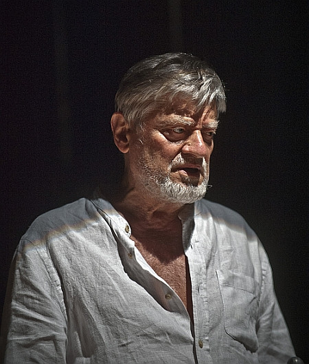 Fotografia ze spektaklu: „Hamlet” w reżyserii Macieja Englerta (2012).