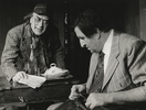Wiesław Michnikowski (Korowiow), Krzysztof Kowalewski (Bosy), "Mistrz i Małgorzata" 1987r.<br/> fot. Andrzej Krynicki