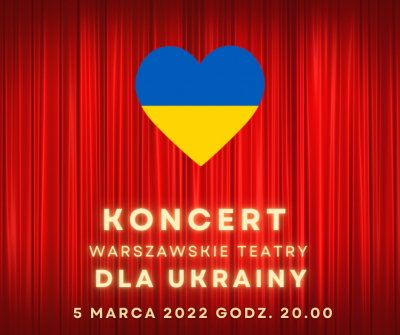 Warszawskie teatry dla Ukrainy