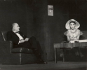 Jan Kreczmar (Dyrektor Teatru), Marta Lipińska (Lizelotta)<br/> fot. Edward Hartwig