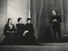 Marta Lipińska (Irina), Zofia Mrozowska (Masza), Halina Mikołajska (Olga), Henryk Borowski (Kułygin)<br/> fot. Edward Hartwig